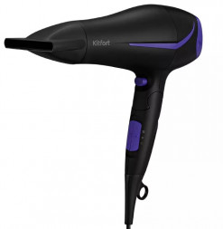 Фен KITFORT КТ-3230-1 черно-фиолетовый