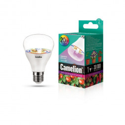 Фито-лампа CAMELION (14310) LED20-PL/BIO/E27/20Вт