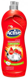 Гель-концентрат для мытья посуды ACTIVE Гель-концентрат для мытья посуды &quot;Клубника и малина&quot;, 750 мл (511301192)