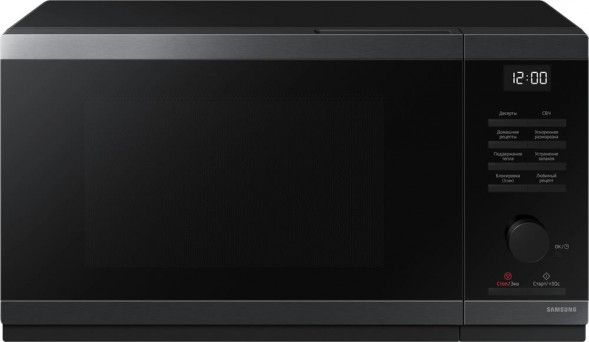 SAMSUNG Микроволновая печь MS23DG4504AGBW, 800Вт, 23л, черная сталь