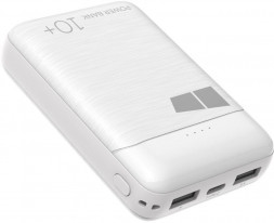 Power bank MORE CHOICE (4627151193762) PB32-10 White - 10000mAh 2USB