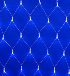 Гирлянда UNIEL (UL-00007219) ULD-N1515-96/TTK WHITE IP44 Сетка светодиодная с эффектом мерцания, 1,5х1,5м. Соединяемая. 96 светодиодов. Белый свет