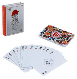 Карты игральные BY 897-093 54шт, пластик PVC, 6х9см