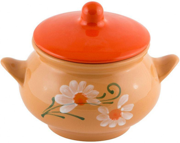 БОРИСОВСКАЯ КЕРАМИКА Горшок для жаркого 0,95 л. Русский (006807)