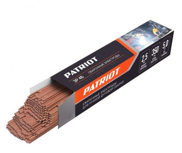 Электроды PATRIOT 605012216 Электроды сварочные ЭР 46 (2.5х350 мм, 5 кг)