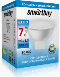 Лампочка SMARTBUY (SBL-GU5_3-07-60K-N) 7W/6000K/GU5.3