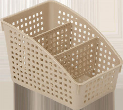 Органайзер VIOLET Органайзер ?Лофт? с перегородками широкий 180х135х120мм (латте) 672020