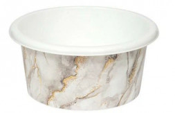 Таз VIOLET Таз 10л с декором &quot;Мрамор&quot; 810150