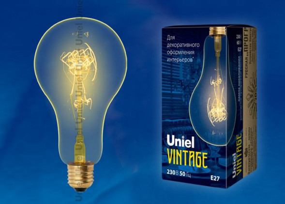 ЭЛЕКТРИКА UNIEL (UL-00000477) IL-V-A95-60/GOLDEN/E27 SW01