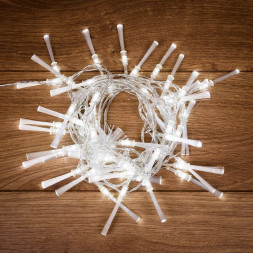 Фигуры интерьерные NEON-NIGHT (303-035) Гирлянда светодиодная &quot;Кисточки&quot; 48 LED БЕЛЫЕ 5 метров