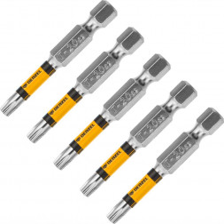 Набор бит DENZEL Набор бит, T20x2&quot;, 5 шт. 7711320