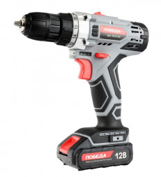 Дрель-шуруповерт ПОБЕДА 180201634 ДА-12/2 Ли кейс