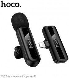 Микрофон HOCO (6942007655484) L20i Black HOCO (6942007655484) L20i Black