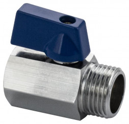 Кран шаровый TITAN 231 Кран шаровый 1/2 мини, хромированный/латунный