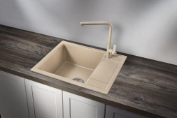 Мойка кухонная GRANULA GR-6002 ПЕСОК кварц