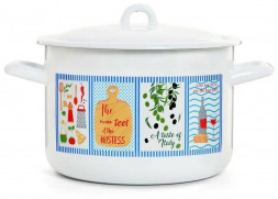 Кастрюля ЭСТЕТ ЭТ-72642 Вкус Италии цилиндрическая 4.3 л