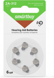 Батарейки SMARTBUY (SBZA-A312-6B) A312-6B (60/3000)