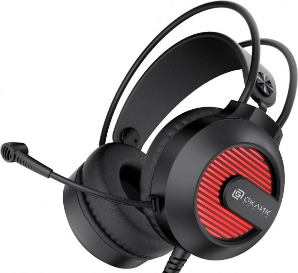 OKLICK Наушники с микрофоном Оклик HS-L300G Black черный 2.2м мониторные USB оголовье (1796949)