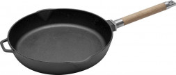 РОССИЯ 0324 Сковорода чугунная, 24 см, со съёмной ручкой