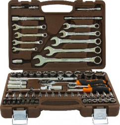 OMBRA OMT82S Универсальный набор инструмента торцевые головки 1/4", 1/2"DR 4-32 мм,ключи