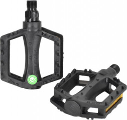 Аксессуары для велосипедов Juchuang Педали HF-824 9/16&quot; пластик, насыпной подшипник, черные HQ-0013886