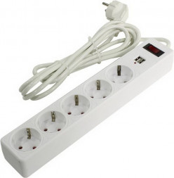 14690626047430 SMARTBUY ((SBSP-18U-W) - 5 роз х1,8 м - белый