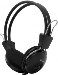 OKLICK Наушники с микрофоном Оклик HS-M200 черный 1.8м накладные оголовье (1532011)