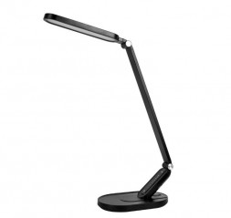 Светильник CAMELION (13535) KD-859 C02 черный (LED Свет-к наст.10Вт,230В,750лм,сенс.рег.ярк и цвет.темп,USB-5В,1А)