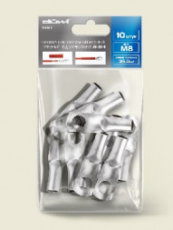 Наконечник-гильза DUWI 26656 3 Наконечник кабельный медный луженый под опрессовку JG-25-8-7