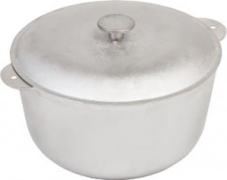 Казан ГАРДАРИКА 45078 алюм литой походный 6,0л алюм/кр