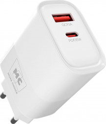 СЗУ MORE CHOICE (4620202555595) NC82 1USB+1Type-C 3.0A PD 35W+QC3.0 White