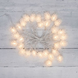 Гирлянда NEON-NIGHT (303-069) ГИРЛЯНДА &quot;ШИШКИ&quot; 5 М, 30 LED, ПР-Й ПВХ С КОНТР-М, ТЕПЛЫЙ БЕЛЫЙ