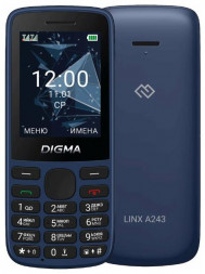 Телефон мобильный DIGMA Linx A243 32Mb Dark Blue