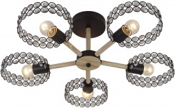 ESCADA 679/5P E27*60W Black/Wood