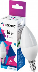 Светодиодная лампа цоколь Е16 КОСМОС LkecLED14wCNE1465 14W/E14/6500K