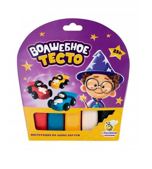 Игрушка ВОЛШЕБНОЕ ТЕСТО VT014 Тесто для лепки 250 гр. &quot;Тачки&quot;
