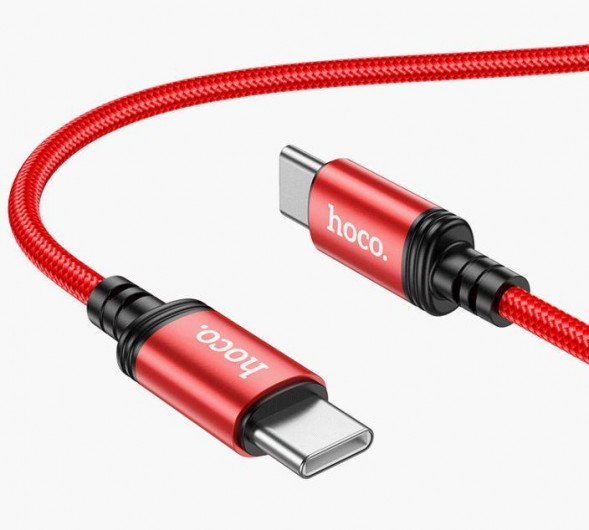 Кабель HOCO (6931474784391) X89 Wind Type-C (m) - Type-C (m) 1.0m - красный