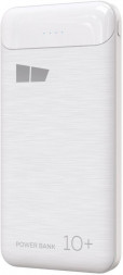 Power bank MORE CHOICE (4627151193724) PB33-10 White - 10000mAh 2USB