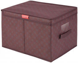 Система хранения вещей MASTER HOUSE БРАУНИ короб с откидной крышкой L 40*50*25см 75288
