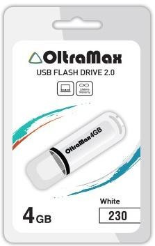 USB флэш-накопитель OLTRAMAX OM-4GB-230-белый