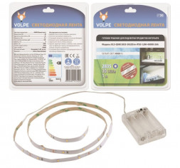 Комплект светодиодной ленты VOLPE (UL-00006535) ULS-Q580 2835-30LED/m-IP20-1,0M-4000K-3AA