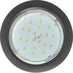 Светильник встраиваемый ECOLA SB53P2ECB GX53 H4 черный матовый