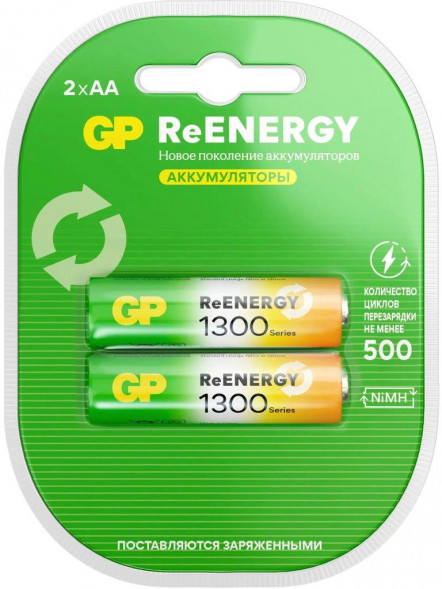 Аккумулятор GP (20281) ReEnergy - емкость 1300мАч