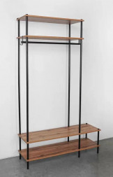 Прихожая ЗМИ Прихожая 44 НеШкаф (системы открытого хранения) (Черный) ПРНШ44 Ч