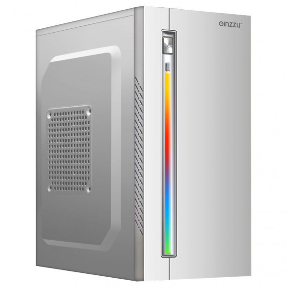 Корпус для ПК GINZZU D380 RGB White (17591)