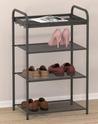 Подставка для обуви ЗМИ Подставка для обуви &quot;Верона 14&quot; (VERONA 14 shoe rack) графит ПДОВ14 Гр