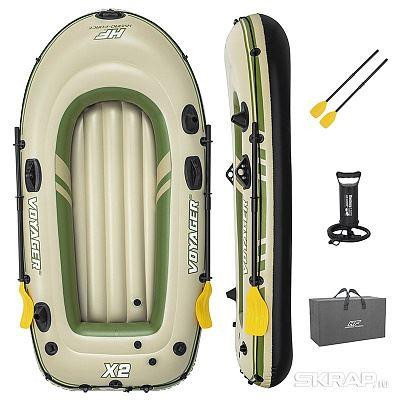 Лодка BESTWAY Лодка ВОЯЖЕР Х-2 Voyager X2 в комплекте 232x118см Bestway 65163
