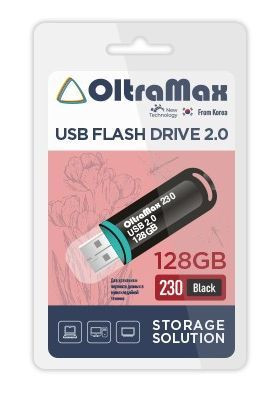 USB флэш-накопитель OLTRAMAX OM-128GB-230-Black