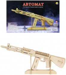 Игрушка РЫЖИЙ КОТ Сборная модель из дерева. 2 BIG АВТОМАТ см-1001-А4 136843