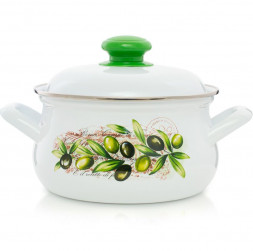 Кастрюля ЭСТЕТ ЭТ-72101 Оливы Тосканы грушевидная 2.0л